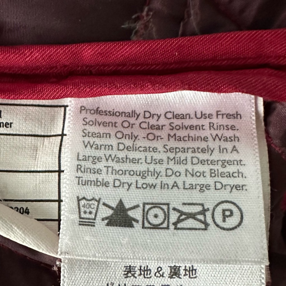 WOMENS EDDIE BAUER RED PREMIUM 550 Power Fill Quilted snap front jacket - Picture 11 of 12